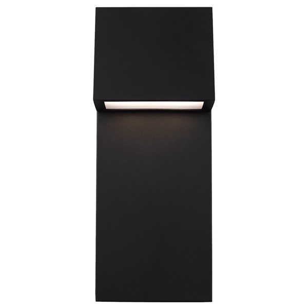 Generation Lighting Rocha 20-in Black Large LED Outdoor Wall Light