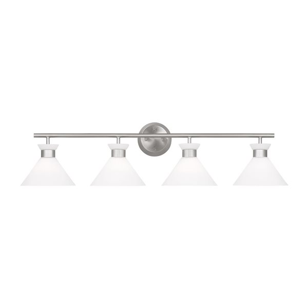 Generation Lighting Belcarra 4-Light Steel Vanity Light Bar