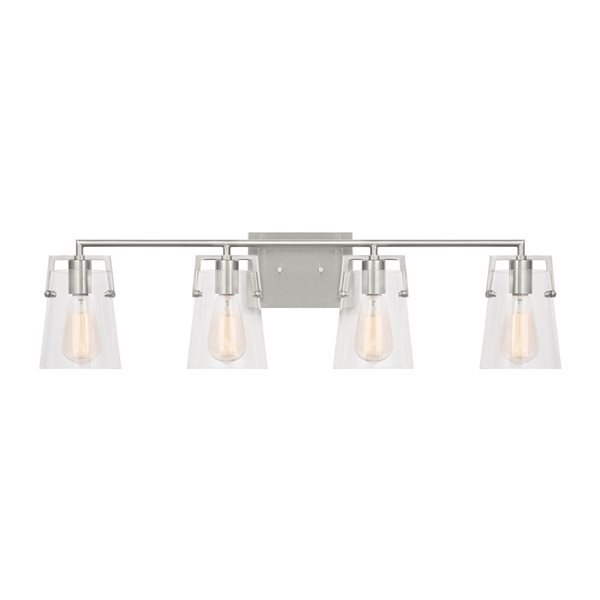 Generation Lighting Crofton 4-Light Steel Vanity Light Bar
