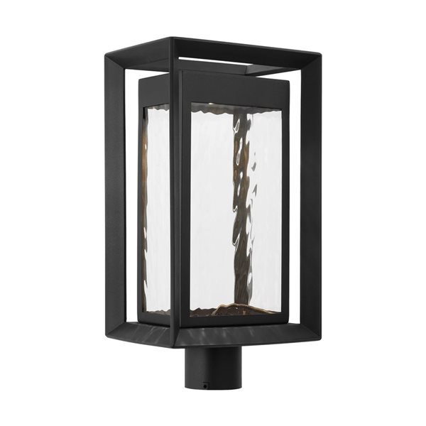 Generation Lighting Urbandale 18.75-in Black Large LED Post Lantern