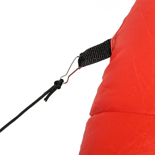 HOMCOM 10 W x 9-ft H White/Red/Green Polyester Lighted Giant Christmas Inflatables Archway with Santa