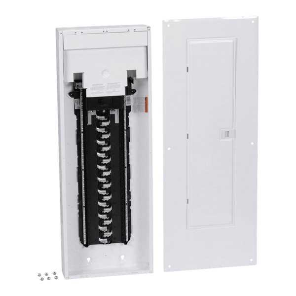 Homeline 100A Main Breaker 1P 42 Spaces 84 Circuits Type 1 Load Centre w/ Combo Cover/Ground Bar