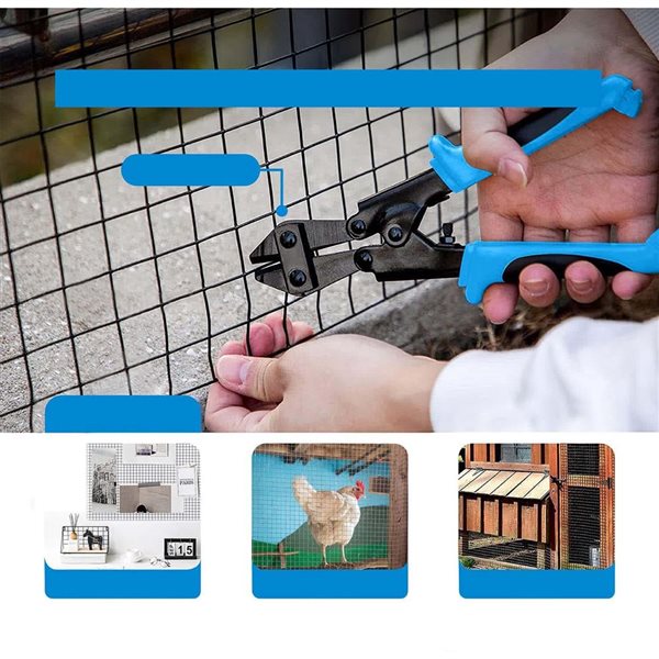 Fencer Wire 2-ft x 50-ft 16-Gauge Black PVC-Coated Steel Welded Wire Fence