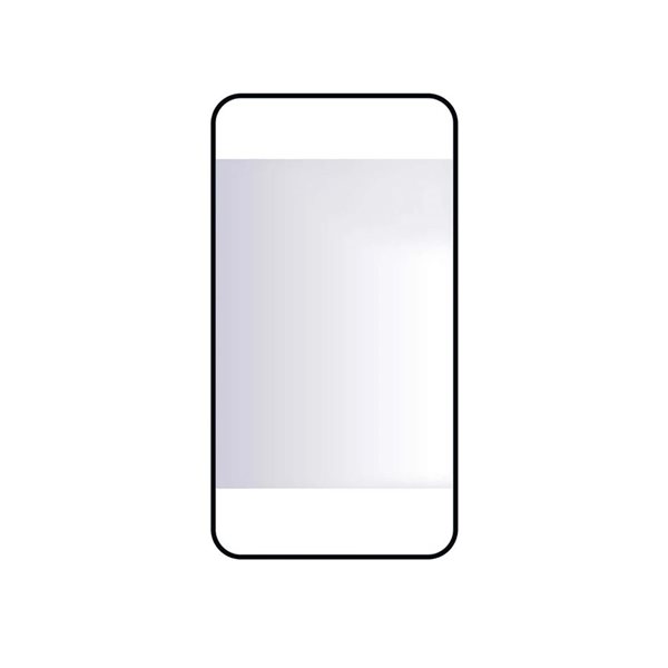 Agua Canada Olivia 20x38-in Rectangular Framed Mirror - Matte Black