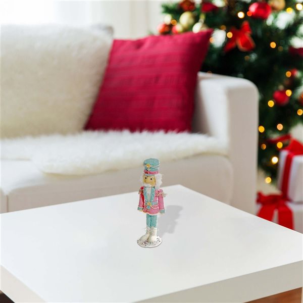 iH casadécor Wool Candy Nutcracker Figurines - 2-Pack