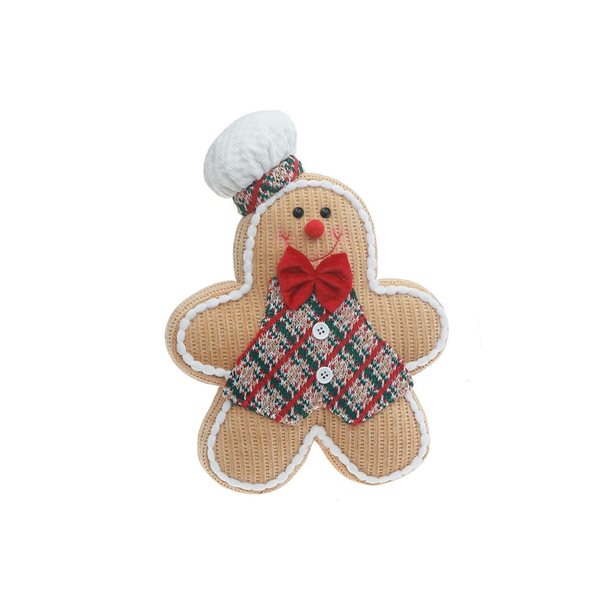 iH casadécor Gingerbread Baker Girl Plush Figurine - 1-Pack