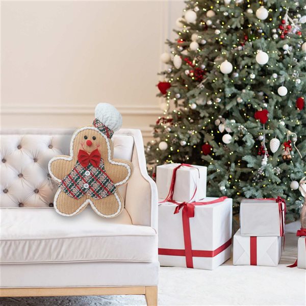 iH casadécor Gingerbread Baker Girl Plush Figurine - 1-Pack