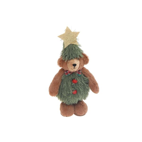 iH casadécor 15-in Nicholas Teddy Bear Plush Stander Figurine - 1-Pack