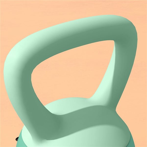 Soozier 22-lb Soft Plastic Training Kettlebell - Green