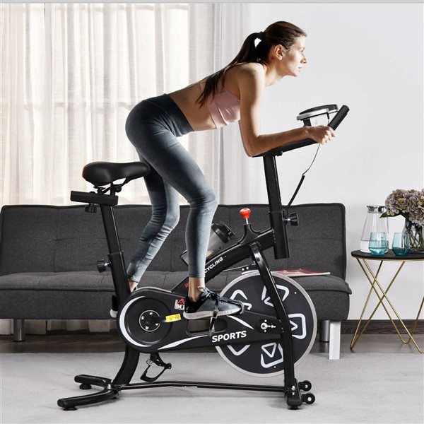 Soozier Exercise Stationary Bike with LCD