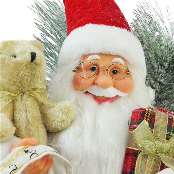 Northlight 26-in Red and White Traditional Santa Claus Christmas Figure