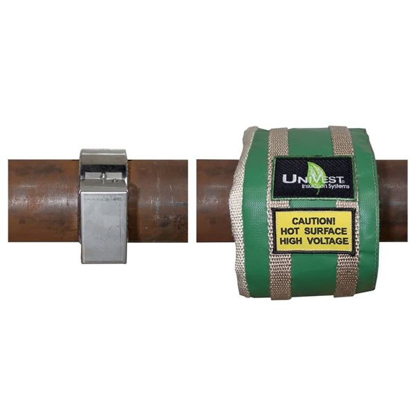 UniTherm International UniVest Insulation Wrap 19x8x1-in for 2 to 4-in Dia Pipe