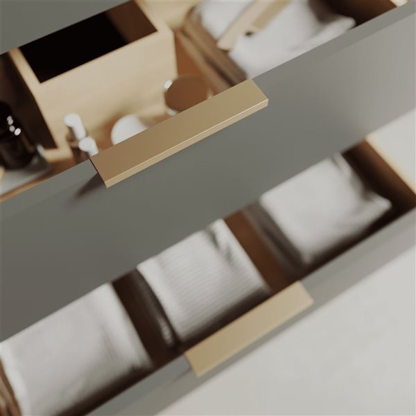 Urban Woodcraft Haldon 30-in Bathroom Vanity - Grey