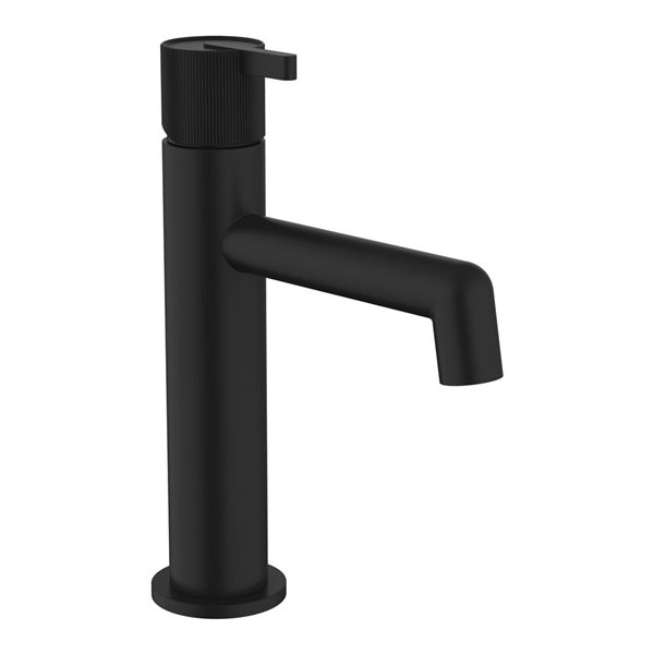 Valley Bath & Kitchen Luna MB Matte Black 1-Handle Single Hole Bathroom Sink Faucet