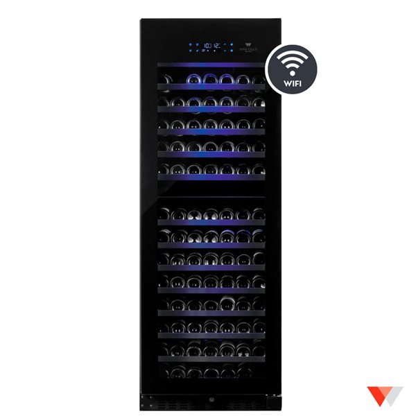 Wine Cell'R Black Pearl 2-Zone 181-Bottle Capacity Wine Cellar Cooling Unit