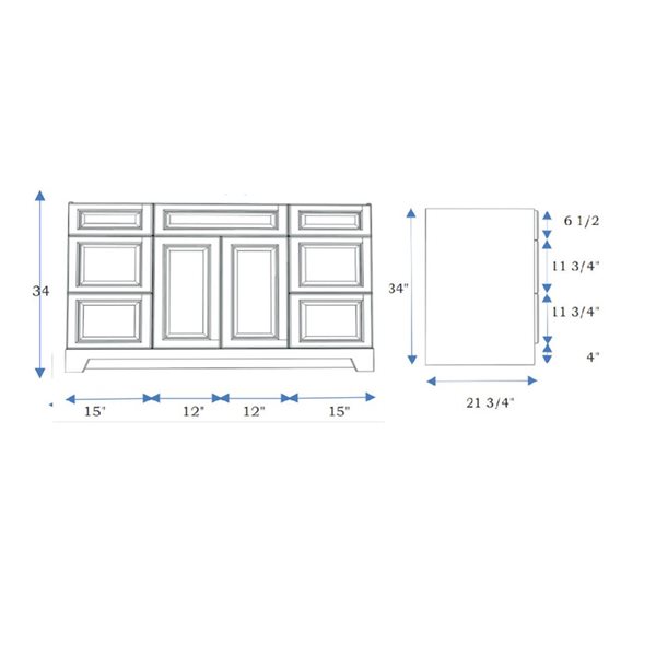 CB Vanity 48-in White 1-Sink Bathroom Vanity with Quartz Top in Marble