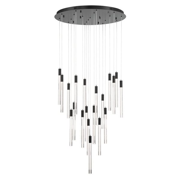 Artcraft Lighting Celine 20-Light Integrated LED Chandelier w/ Laser ...