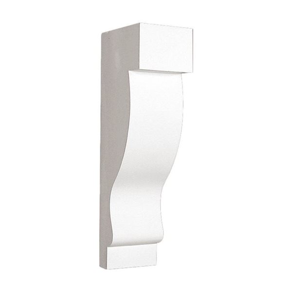FOAMCORE 6 x 4.5-in White Wall Bracket