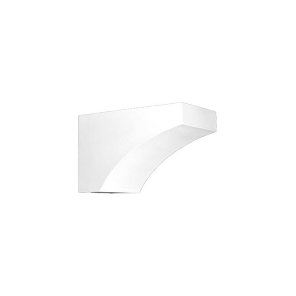 FOAMCORE 7 x 8-in White Wall Bracket