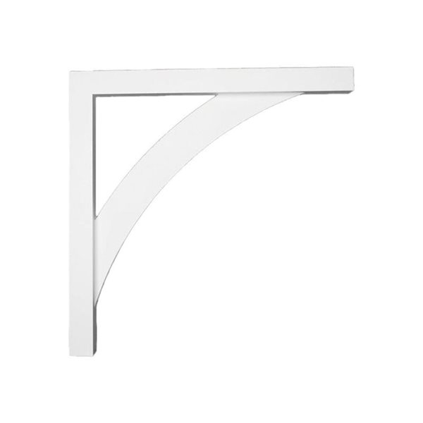 FOAMCORE 12 x 4-in White Wall Bracket