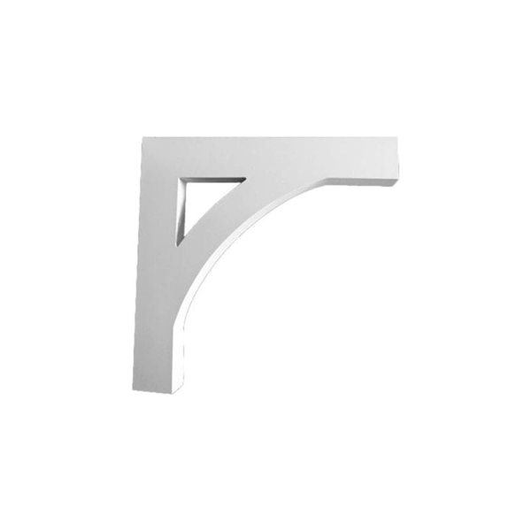 FOAMCORE 24 x 4-in White Wall Bracket