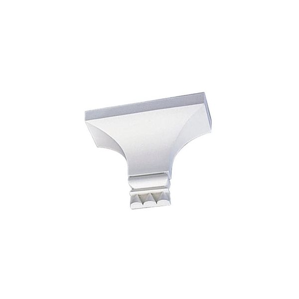 FOAMCORE 6.25 x 8.25-in White Modillion Block