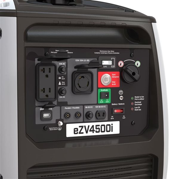 Energizer eZV4500i 4,500-W Quiet inverter Generator w/ Remote Start and i-Series Parallel