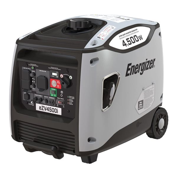 Energizer eZV4500i 4,500-W Quiet inverter Generator w/ Remote Start and i-Series Parallel