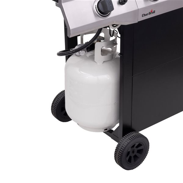 Charbroil Performance Series 4-Burner Propane Gas Barbecue w/ Side Burner - Silver