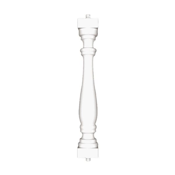 FOAMCORE 27.75 x 4.3 x 4.3-in Baluster - White