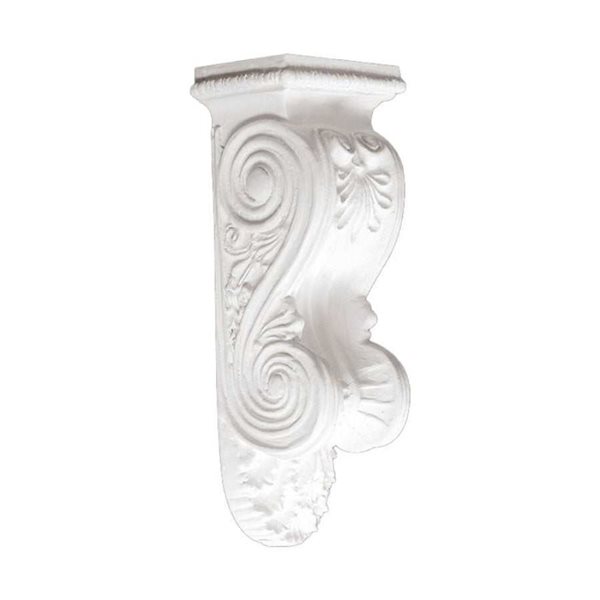 FOAMCORE 7 x 2 x 3-in Wall Bracket - White