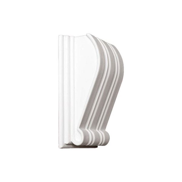 FOAMCORE 9 x 3.4 x 6-in Wall Bracket - White
