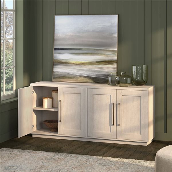 Hailey Home Tillman 68-in Alder White Buffet Table