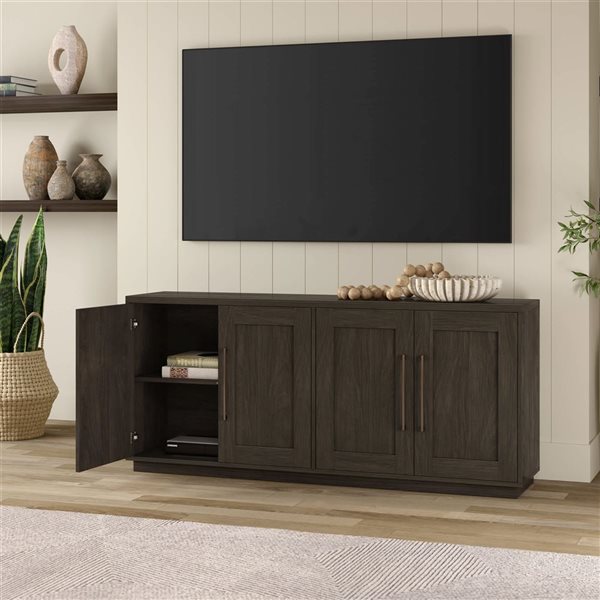 Hailey Home Tillman 68-in Alder Brown Buffet Table