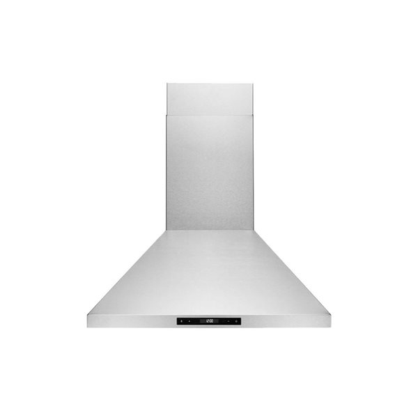 Hauslane Chef 30-in Convertible Wall-Mounted Range Hood w/ Touch Control Panel - Stainless Steel