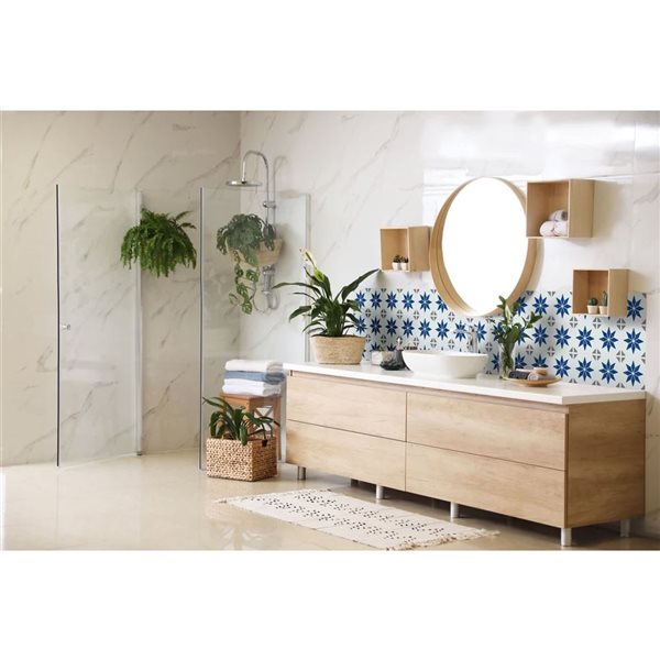 DC Fix Self Adhesive Wall Tiles - Blue Star - 6/Pk