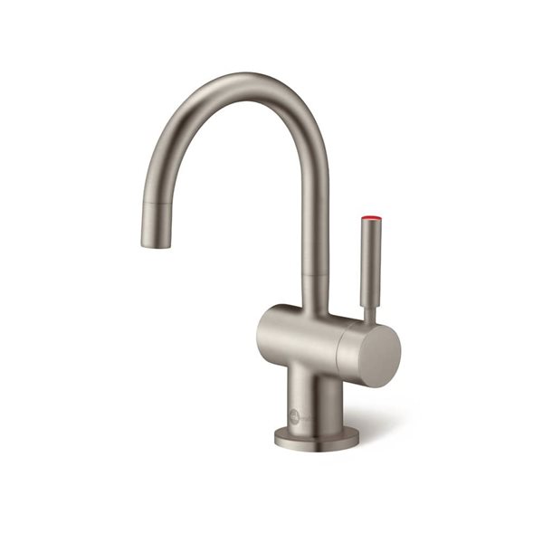 InSinkErator Indulge Modern Hot-Only Faucet - Satin Nickel