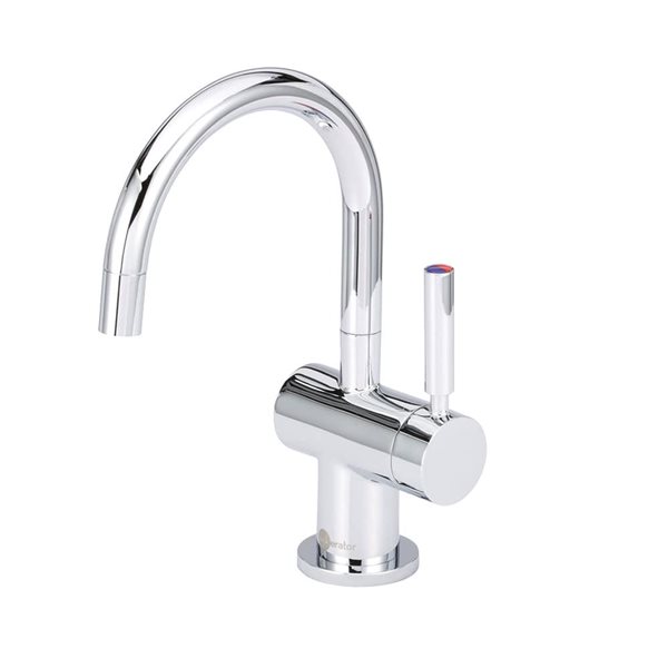 InSinkErator Indulge Modern Hot-Only Faucet - Chrome