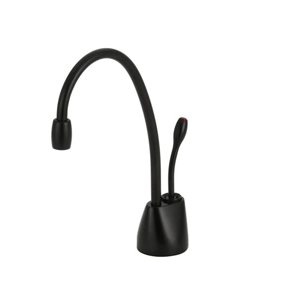 InSinkErator Indulge Contemporary Hot-Only Faucet - Matte Black