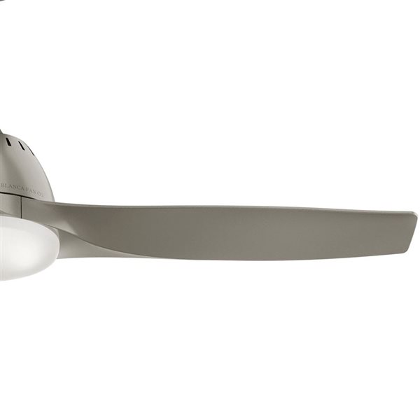 Hunter Casablanca 52-in Wisp Ceiling Fan w/ LED Light and Handheld Remote - Painted Pewter