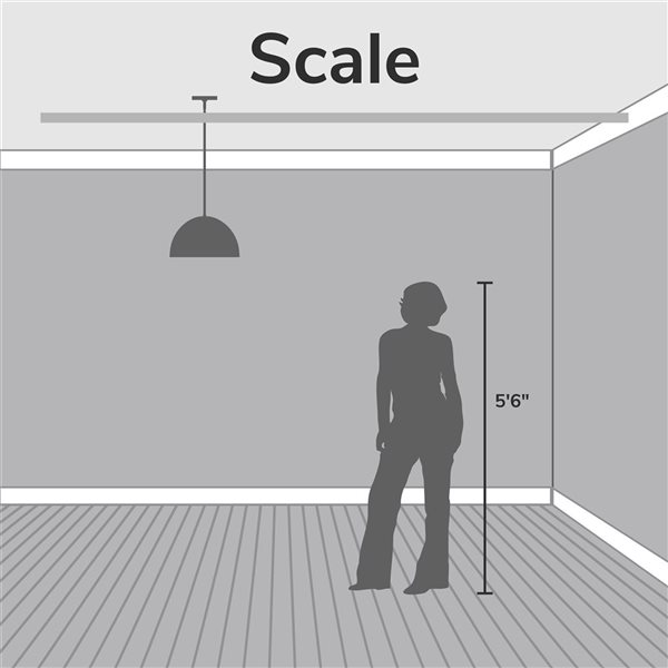 Hunter Erling 1-Light Pendant Light - Luxe Gold