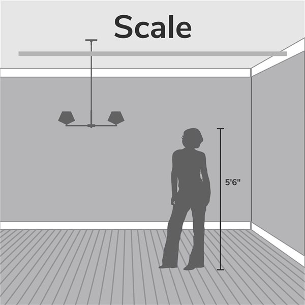 Hunter Celestial Valley 6-Light Ceiling Light w/ White Glass - Alturas Gold