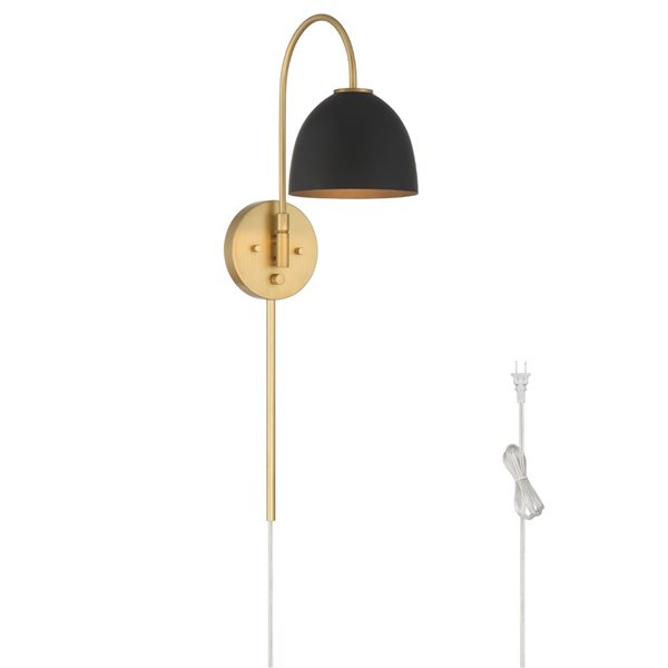 Hunter Erling Large 1-Light Wall Sconce - Luxe Gold