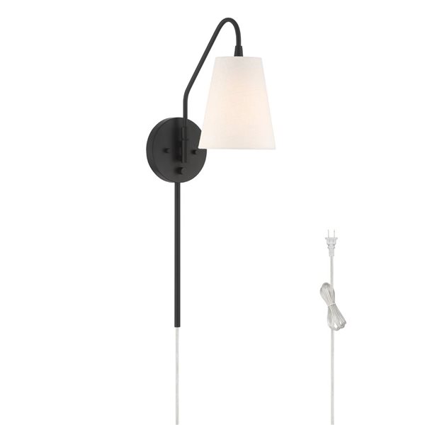 Hunter Valley Park Large 1-Light Wall Sconce - Matte Black