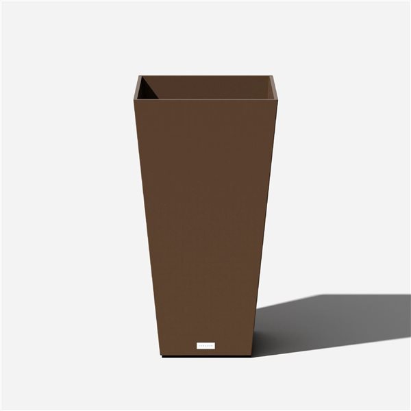 Veradek Pure Series Midland 30-in Plastic Planter - Espresso