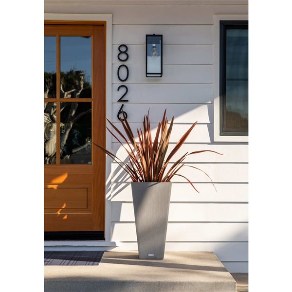 Veradek Pure Series Midland 30-in Plastic Planter - Grey - 2/Pk