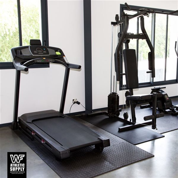 CAP Barbell 24 x 24 x 0.75-in Extra Thick Interlocking Foam Mat - Black - 6/Pack