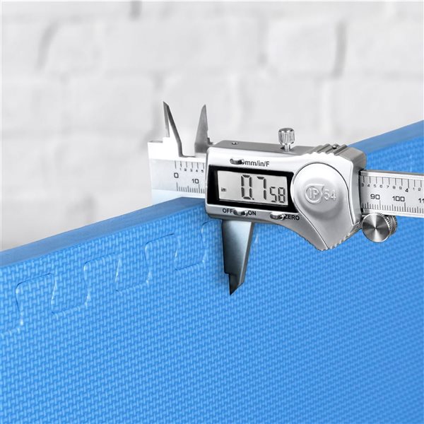 CAP Barbell 24 x 24 x 0.75-in Double-Sided Interlocking T-Pattern Foam Mat - Blue - 18/Pack