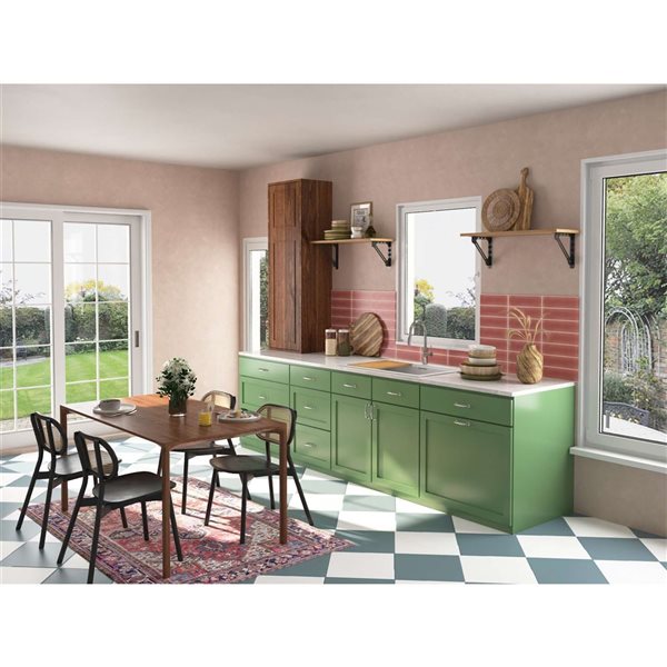 DeerValley 36-in L Fireclay Single Bowl Drop-In Workstation Kitchen Sink with Cutting Board and Drying Rack - White