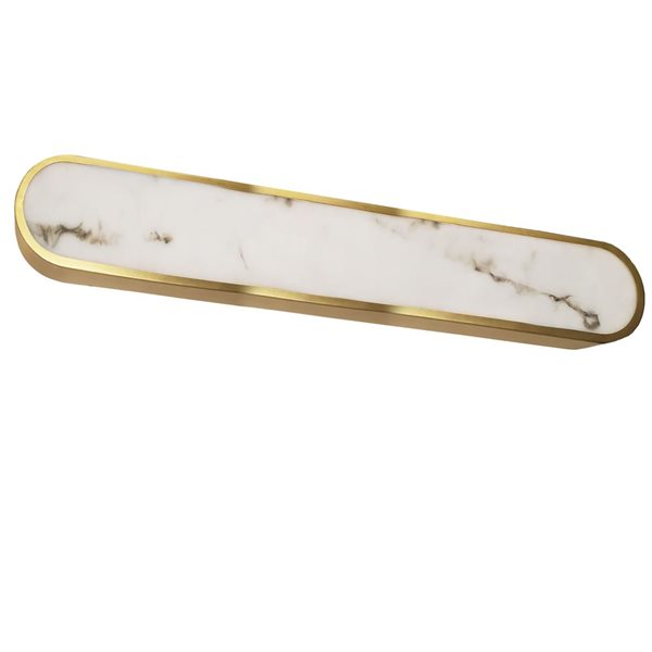 Dainolite Walsh 32-in LED Wall Sconce - Aged Brass